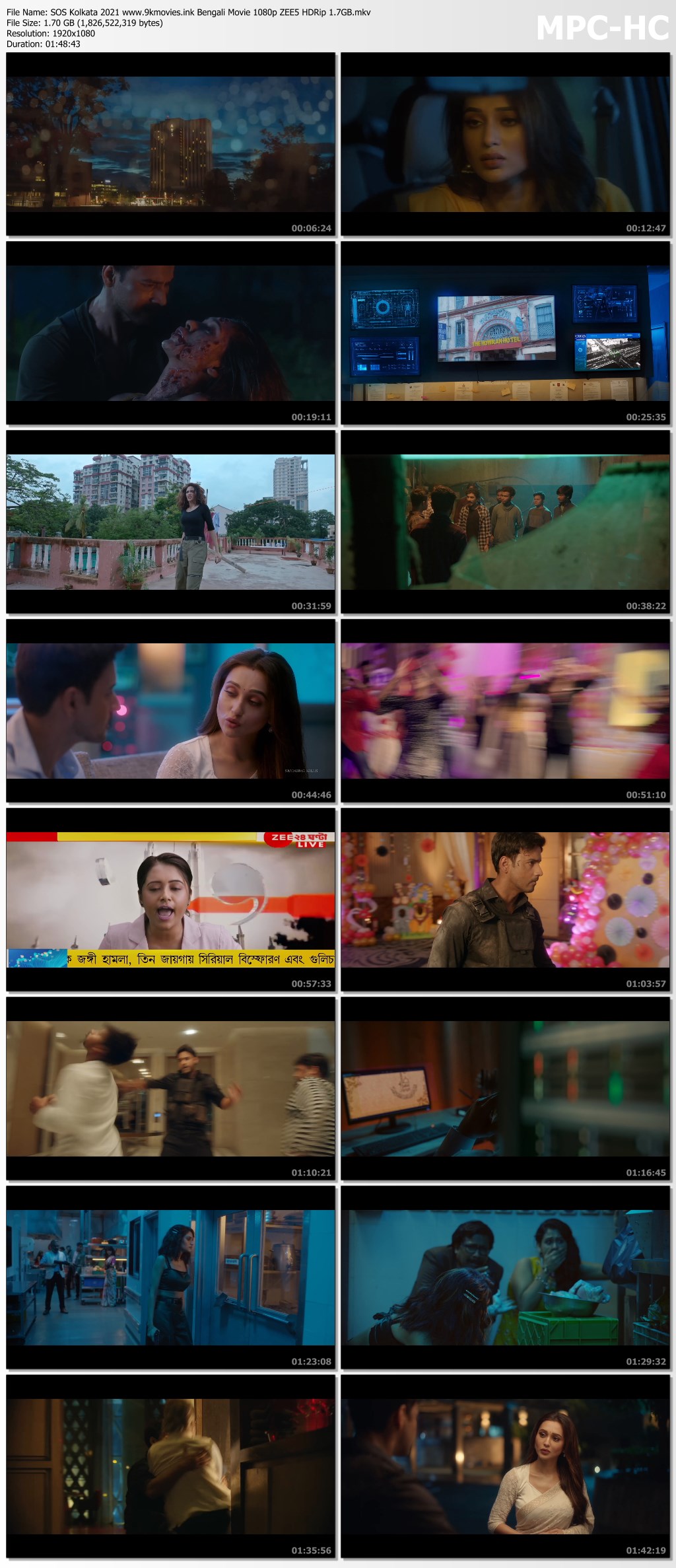 SOS Kolkata 2021 Bengali Movie  ZEE5 HDRip Download