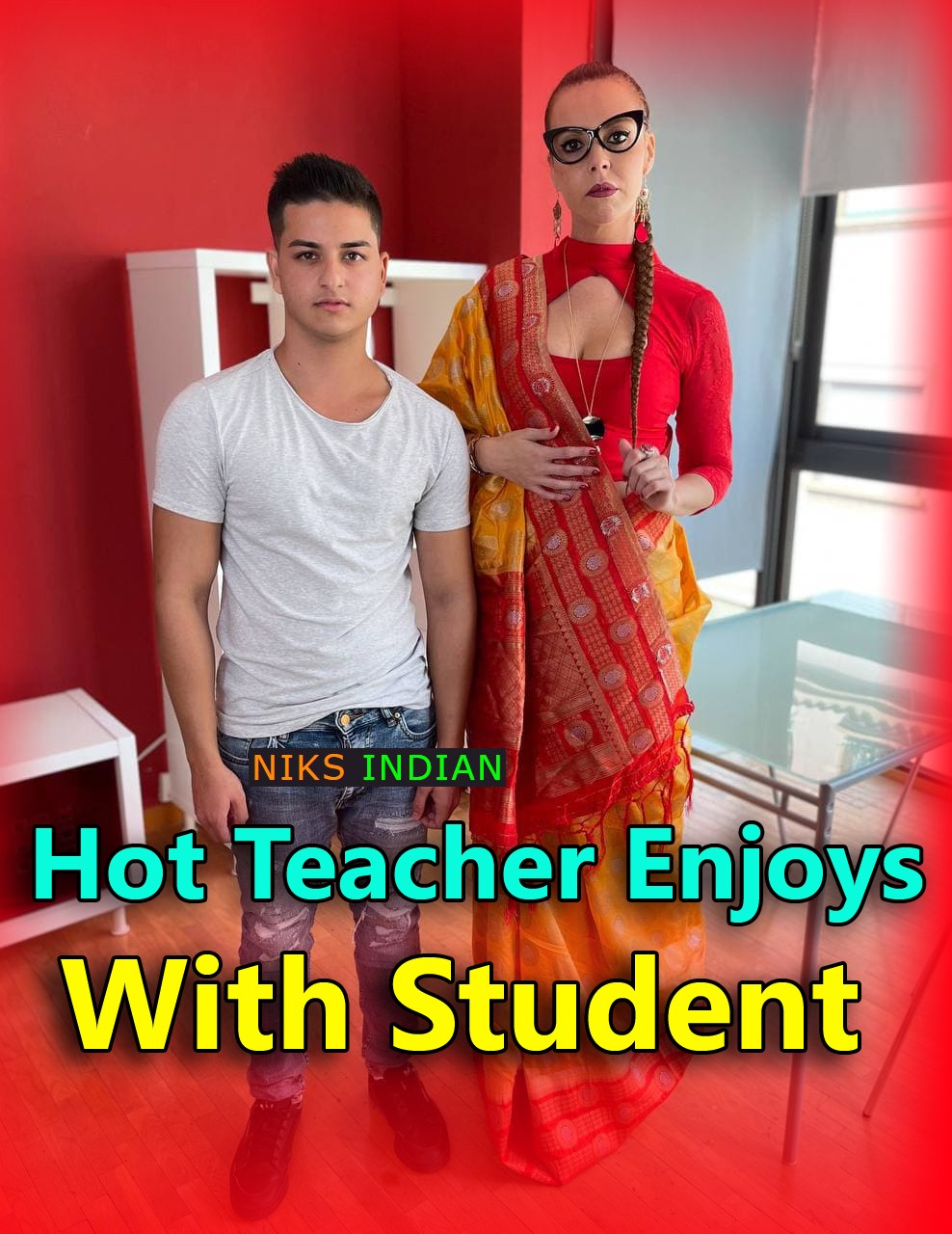 18+ Hot Teacher Enjoys With Student (2021) Hindi Niksindian Short Film 720p HDRip 300MB Download