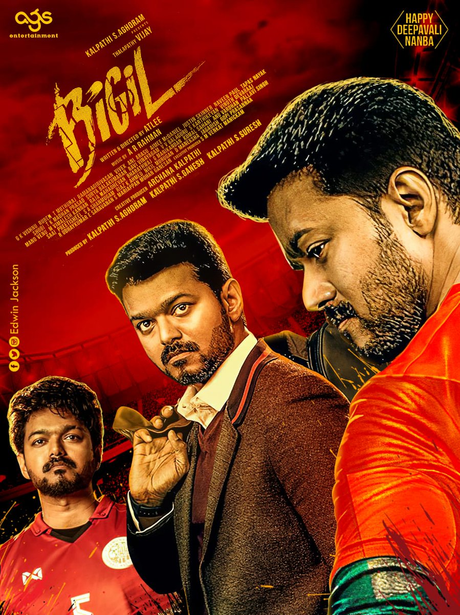 Bigil (2021) Hindi Dual Audio UNCUT HDRip 600MB Download