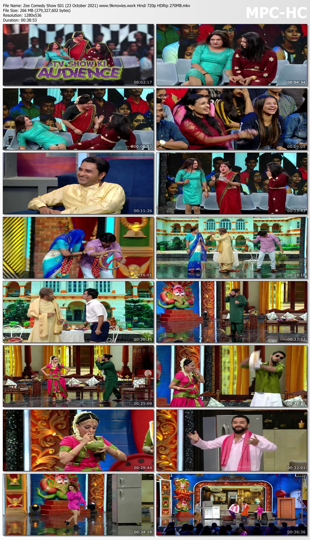 Zee Comedy Show S01 23 October 2021 www.9kmovies.work Hindi 720p HDRip 270MB.mkv thumbs84a48840bd9d699f