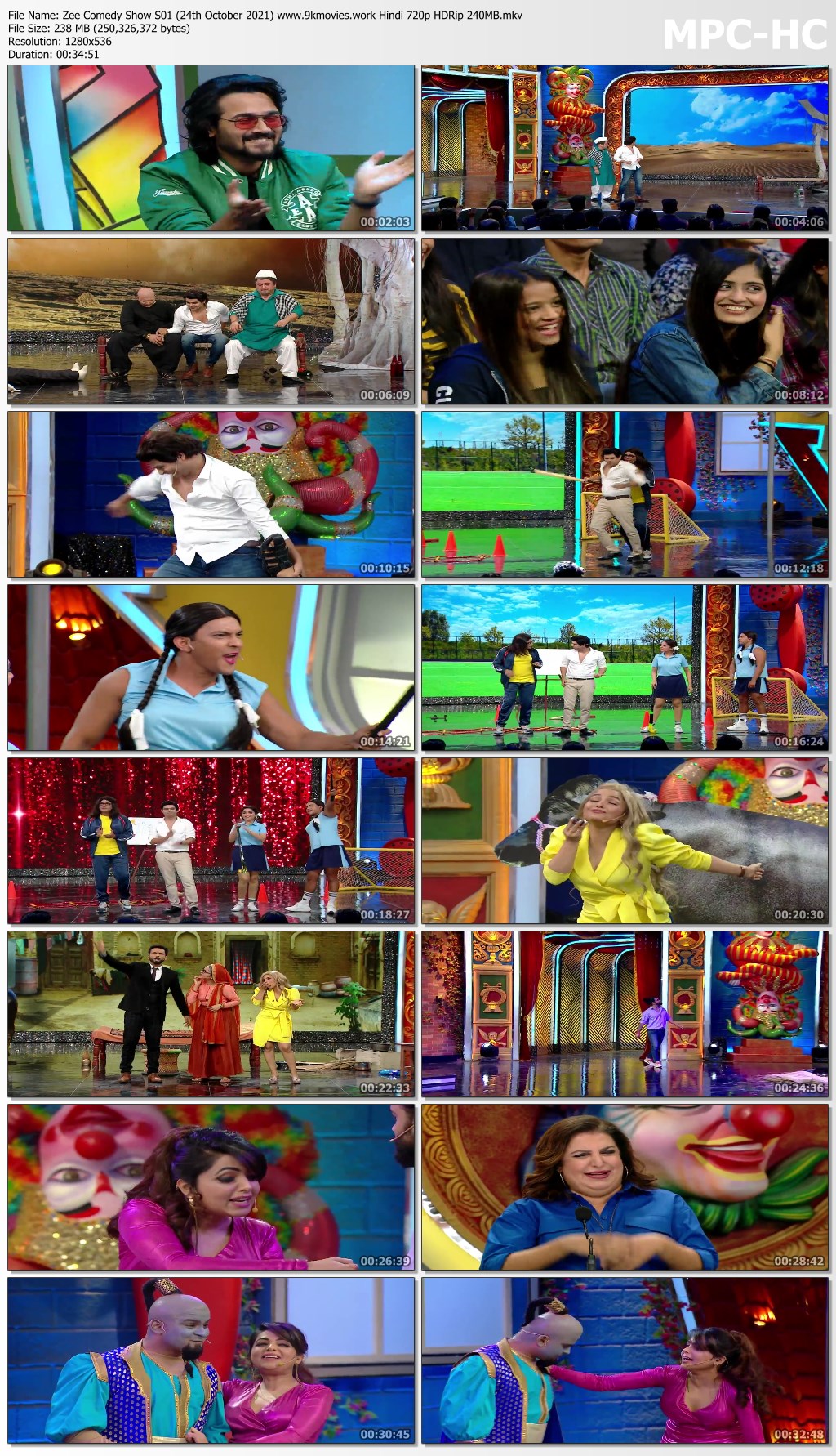 Zee Comedy Show S01 24th October 2021 www.9kmovies.work Hindi 720p HDRip 240MB.mkv thumbsdc8ecec13d029138