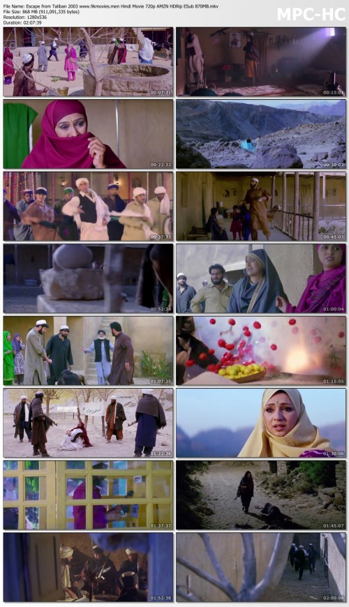 Escape from Taliban 2003 www.9kmovies.men Hindi Movie 720p AMZN HDRip ESub 870MB.mkv thumbs