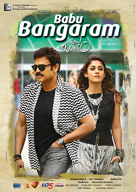 Babu Bangaram (2016) Hindi Dubbed ORG HDRip 400MB Download