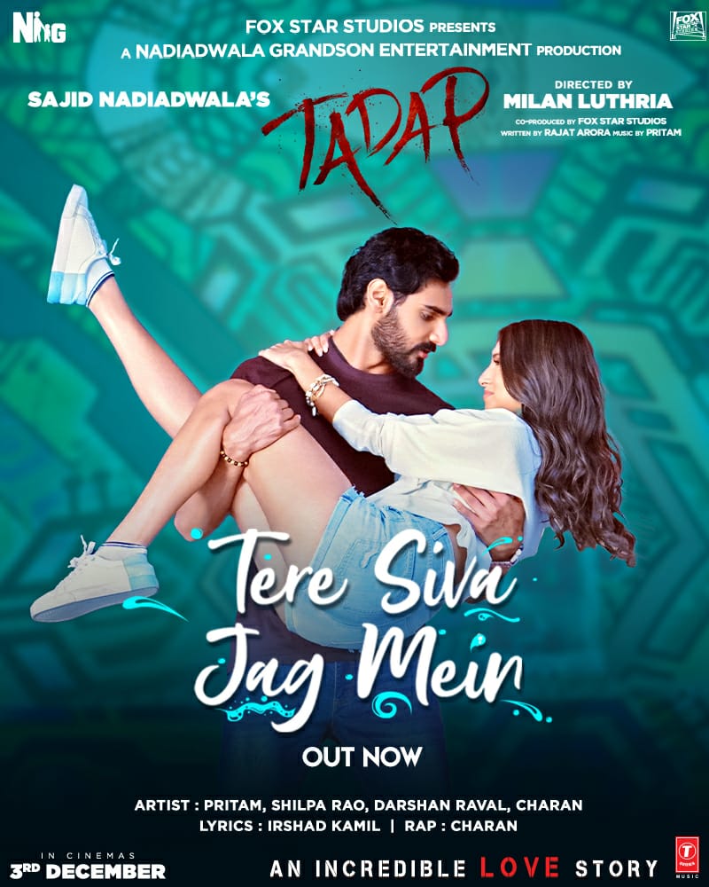 Tere Siva Jag Mein (Tadap) 2021 Hindi Movie Video Song 1080p HDRip Download