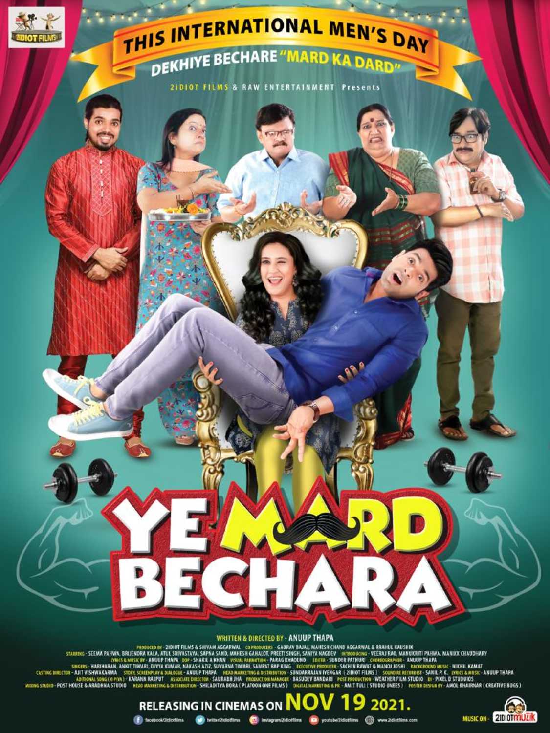 Ye Mard Bechara 2021 Hindi 720p HQ PreDVDRip 1GB Download