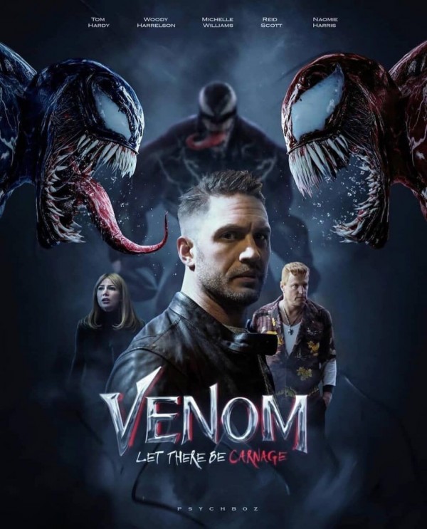Venom Let There Be Carnage (2021) English Movie 720p AMZN HDRip x264 ESub 800MB Download