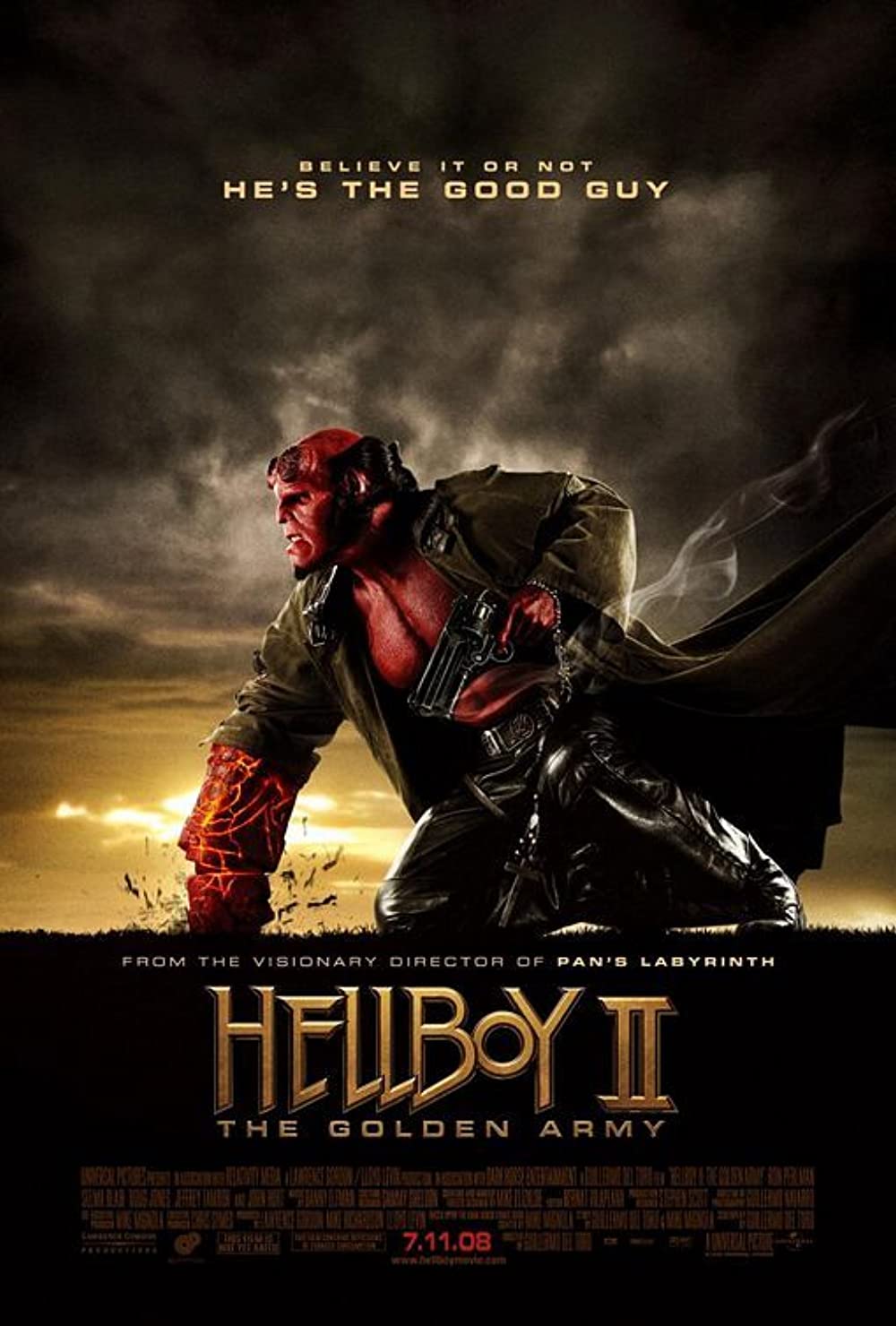 Hellboy II The Golden Army 2008 Dual Audio Hindi ORG 720p BluRay ESub 950MB Download