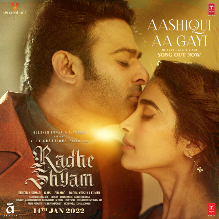 Aashiqui Aa Gayi (Radhe Shyam) 2022 Hindi Movie Video Song 1080p HDRip 53MB Download
