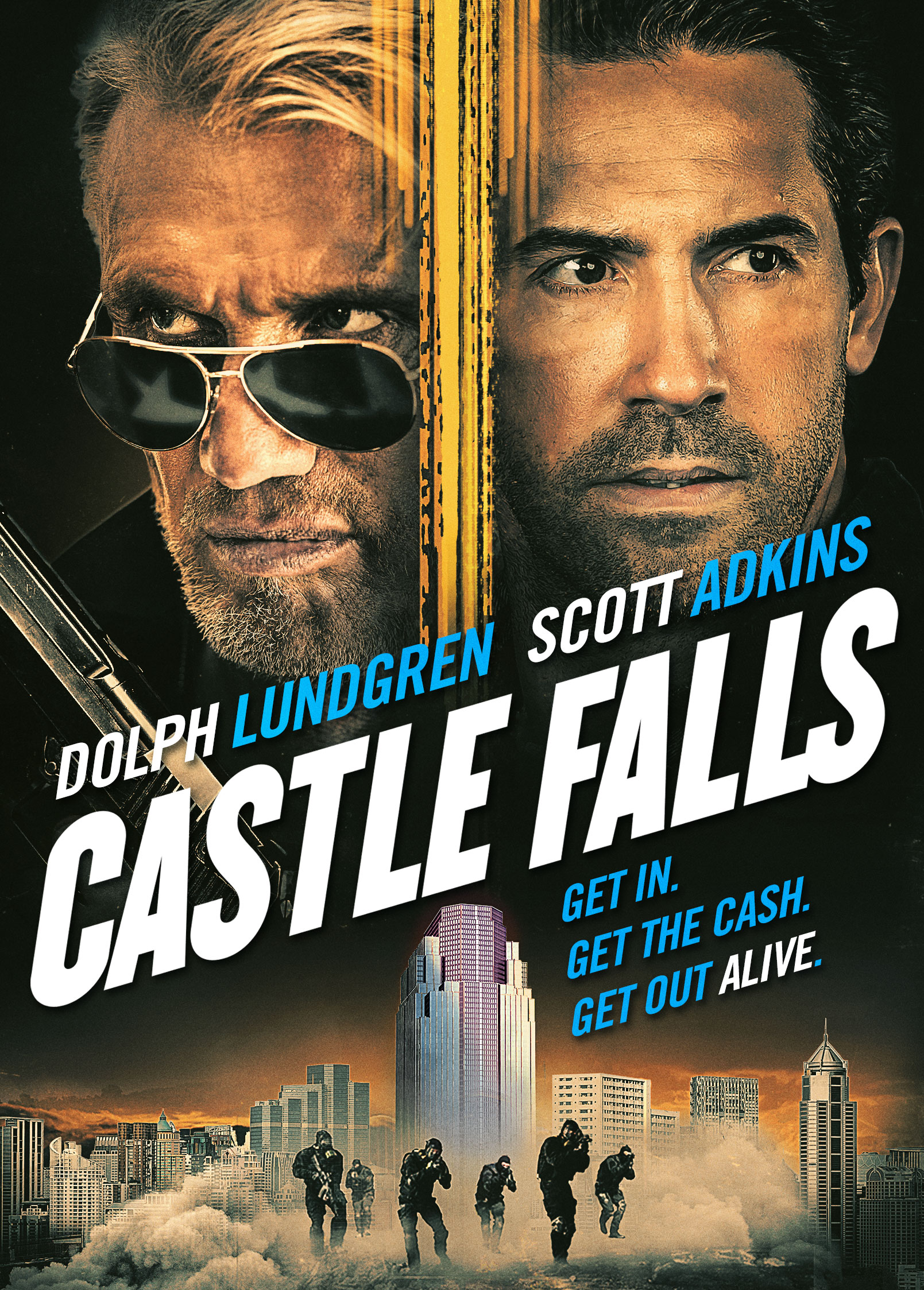 Castle Falls (2021) Hindi Dubbed 720p WEBRip x264 700MB Download