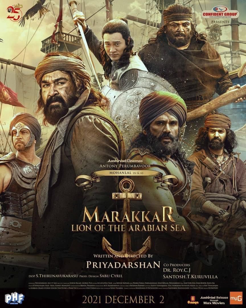 Marakkar Lion of the Arabian Sea 2021 Hindi Dubbed 720p Pre-DVDRip 1.4GB Download
