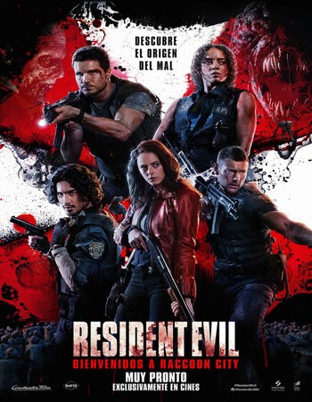 Resident Evil Welcome to Raccoon City (2021) 480p HDCAMRip Hindi ORG Dual Audio Movie [300MB]