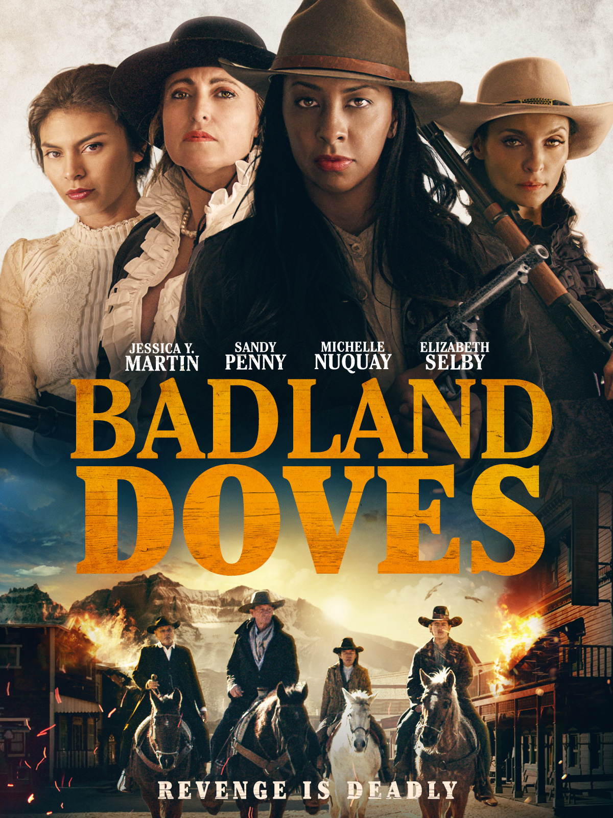 Badland Doves 2021 English 720p AMZN HDRip 800MB Download