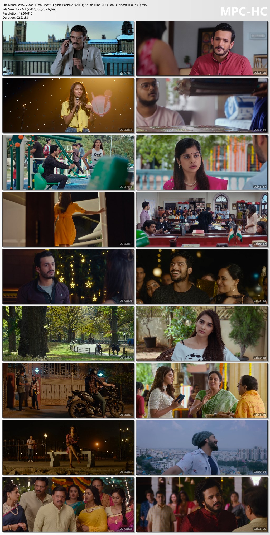 Most Eligible Bachelor 2021 Dual Audio Hindi 720p UNCUT HDRip 1.2GB ESubs Download