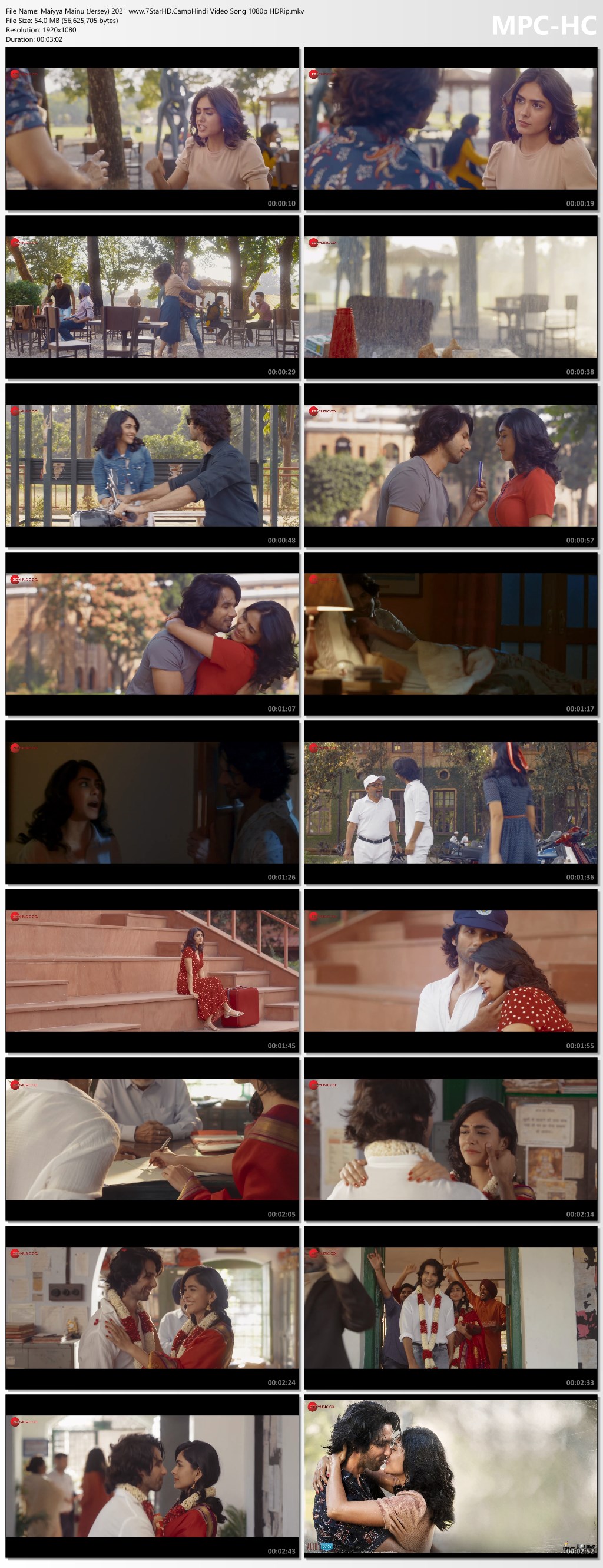 Maiyya Mainu (Jersey) 2021 Hindi Video Song 1080p HDRip Download