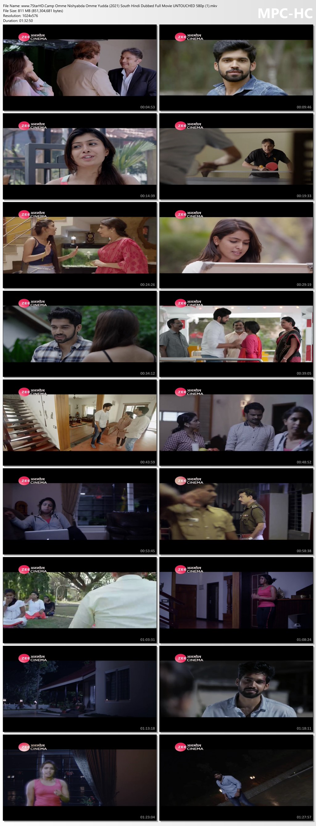 Omme Nishyabda Omme Yudda (2021) Hindi Dubbed ORG 300MB HDTV 480p Download
