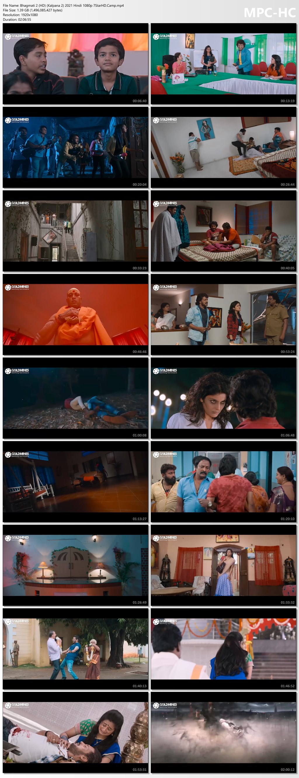 Bhagmati 2 (Kalpana 2) 2021 Hindi Dubbad ORG 720p HDRip 700MB Download