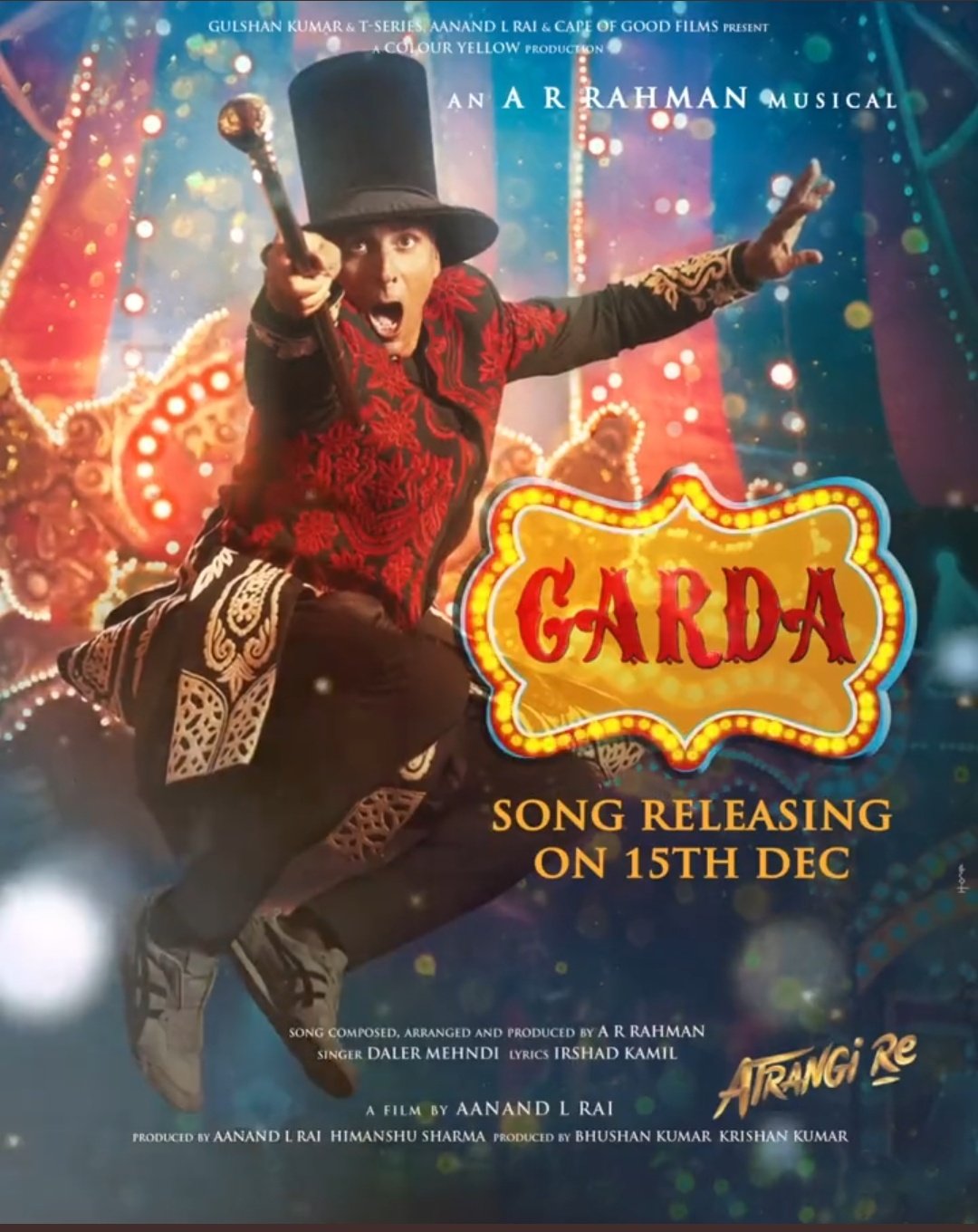 Garda (Atrangi Re) 2021 Hindi Movie Video Song 1080p HDRip Download