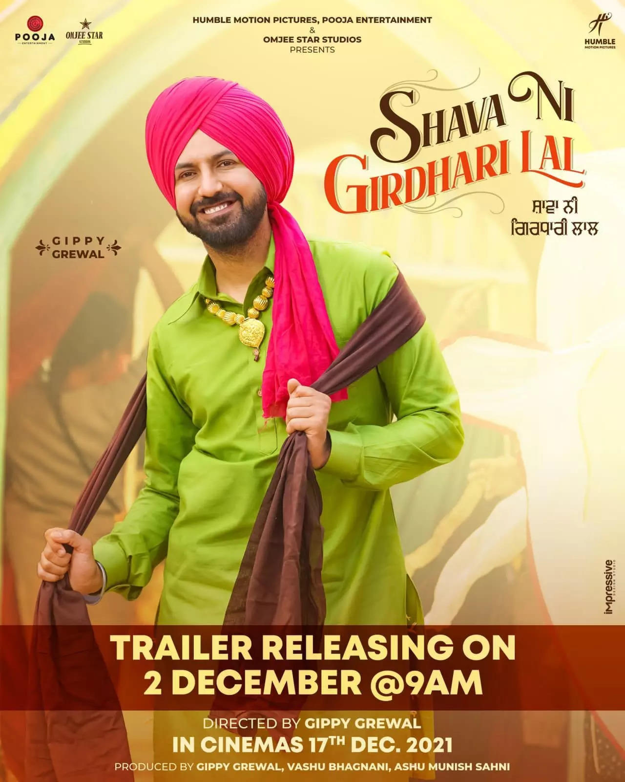 Shava Ni Girdhari Lal 2021 Punjabi 1CD CamRip x264 550MB Download