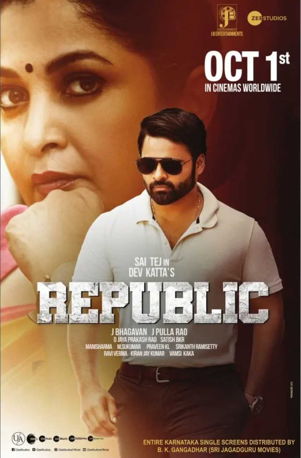 Republic 2021 Hindi Dubbed (HQ Fan Dub) 480p HDRip x264 450MB Download