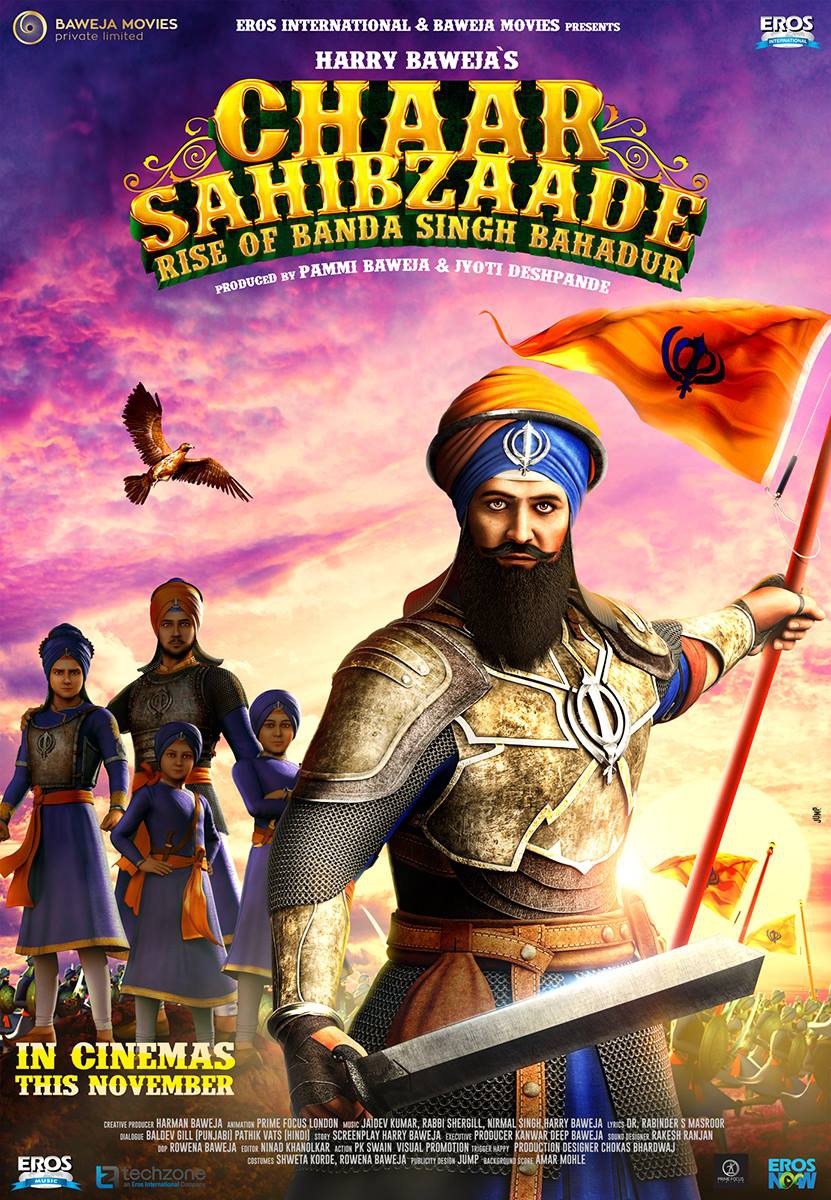 Chaar SahibzaadeRise of Banda Singh Bahadur 2016 Punjabi Movie 400MB HDRip 480p ESubs Download