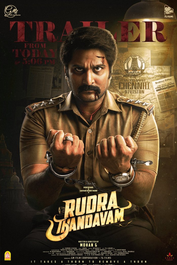Rudra Thandavam 2021 Hindi Dubbed (Unofficial) 480p HDRip 500MB Download