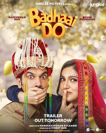Badhaai Do 2022 Hindi Movie Official Trailer 1080p HDRip Download