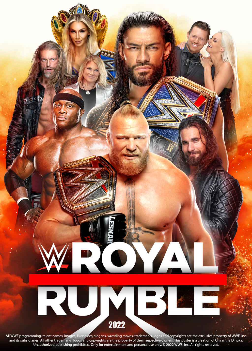 WWE Royal Rumble 2022 English 480p HDTVRip 750MB Download