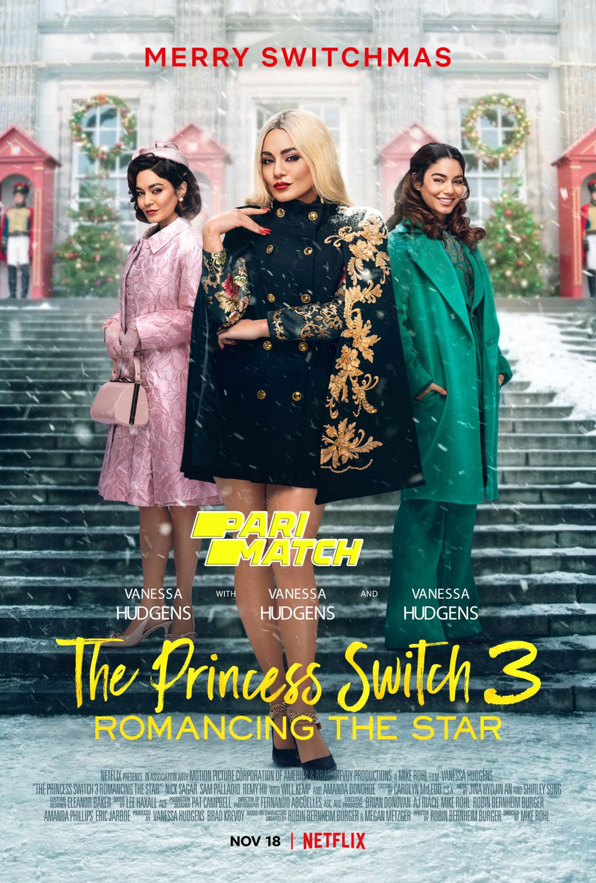 The Princess Switch 3 (2022) Bengali Dubbed (VO) WEBRip 720p [HD] [PariMatch]