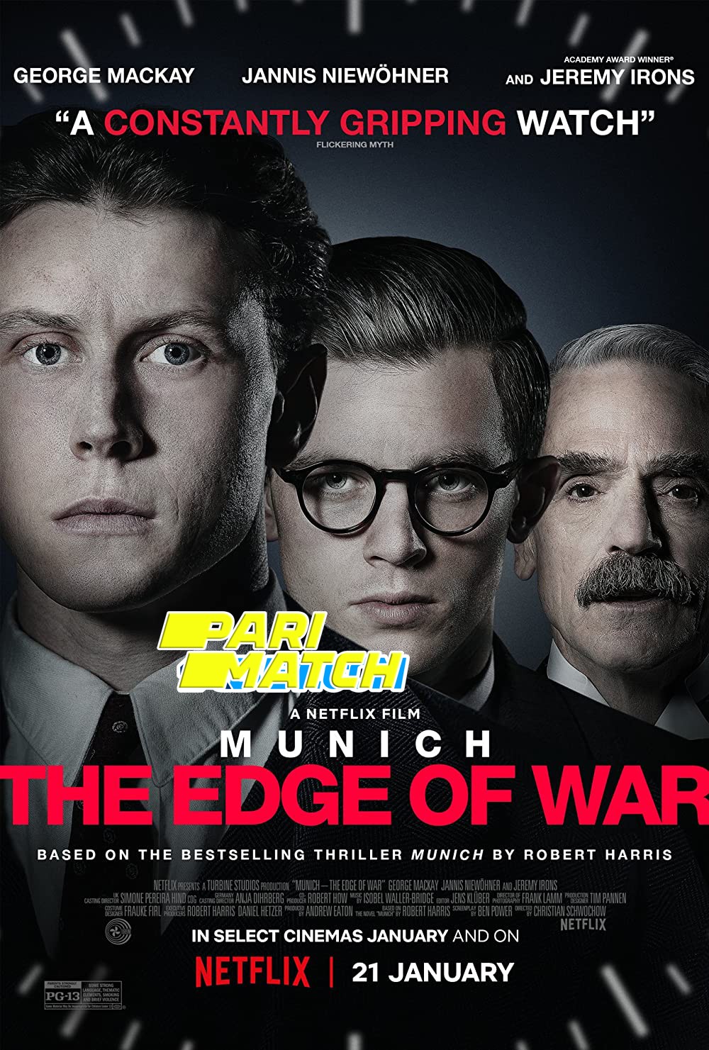 Munich: The Edge of War (2022) Bengali Dubbed (VO) WEBRip 720p [HD] [PariMatch]