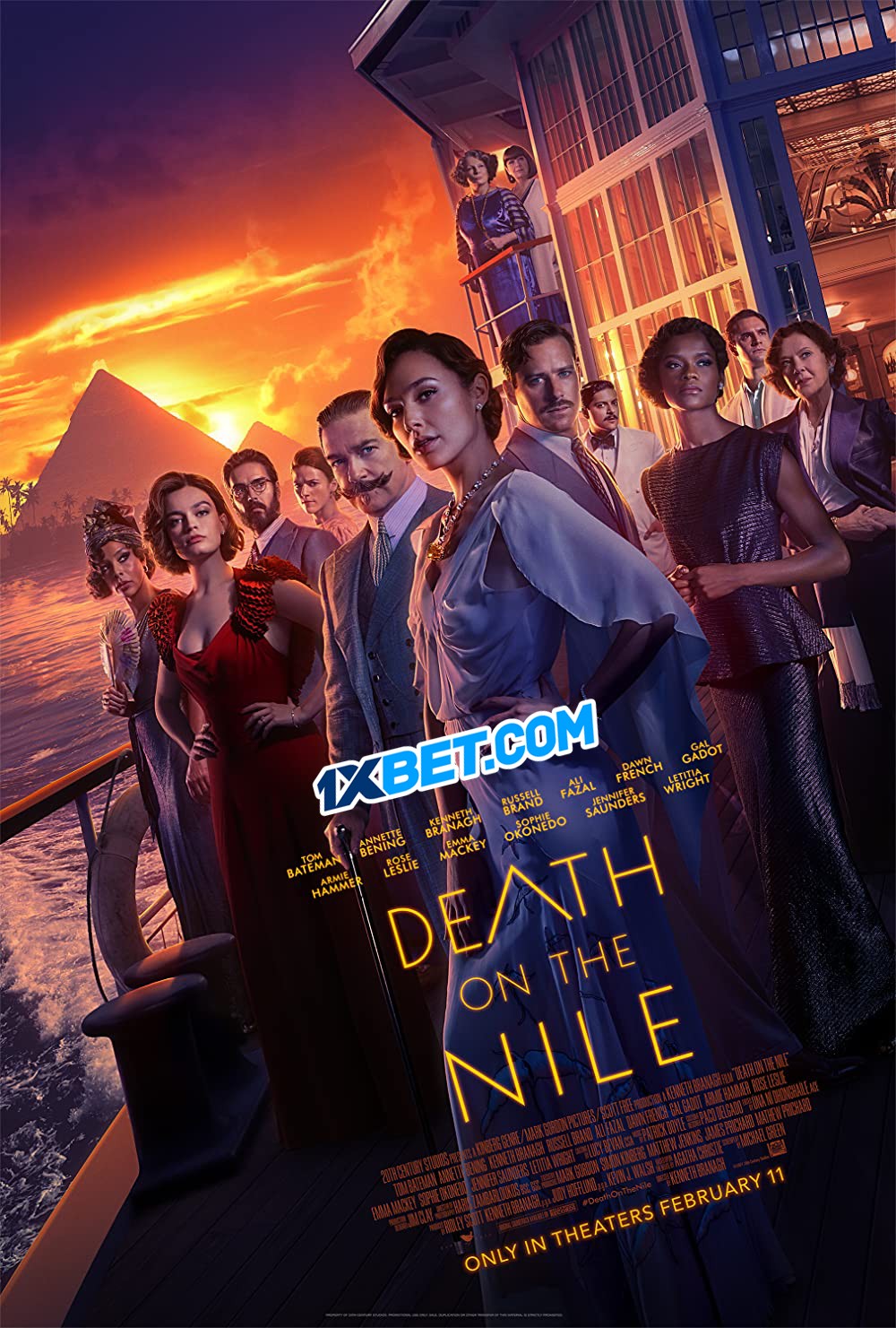 Death on the Nile (2022) Bengali Dubbed (VO) WEBRip 720p [HD] [1XBET]