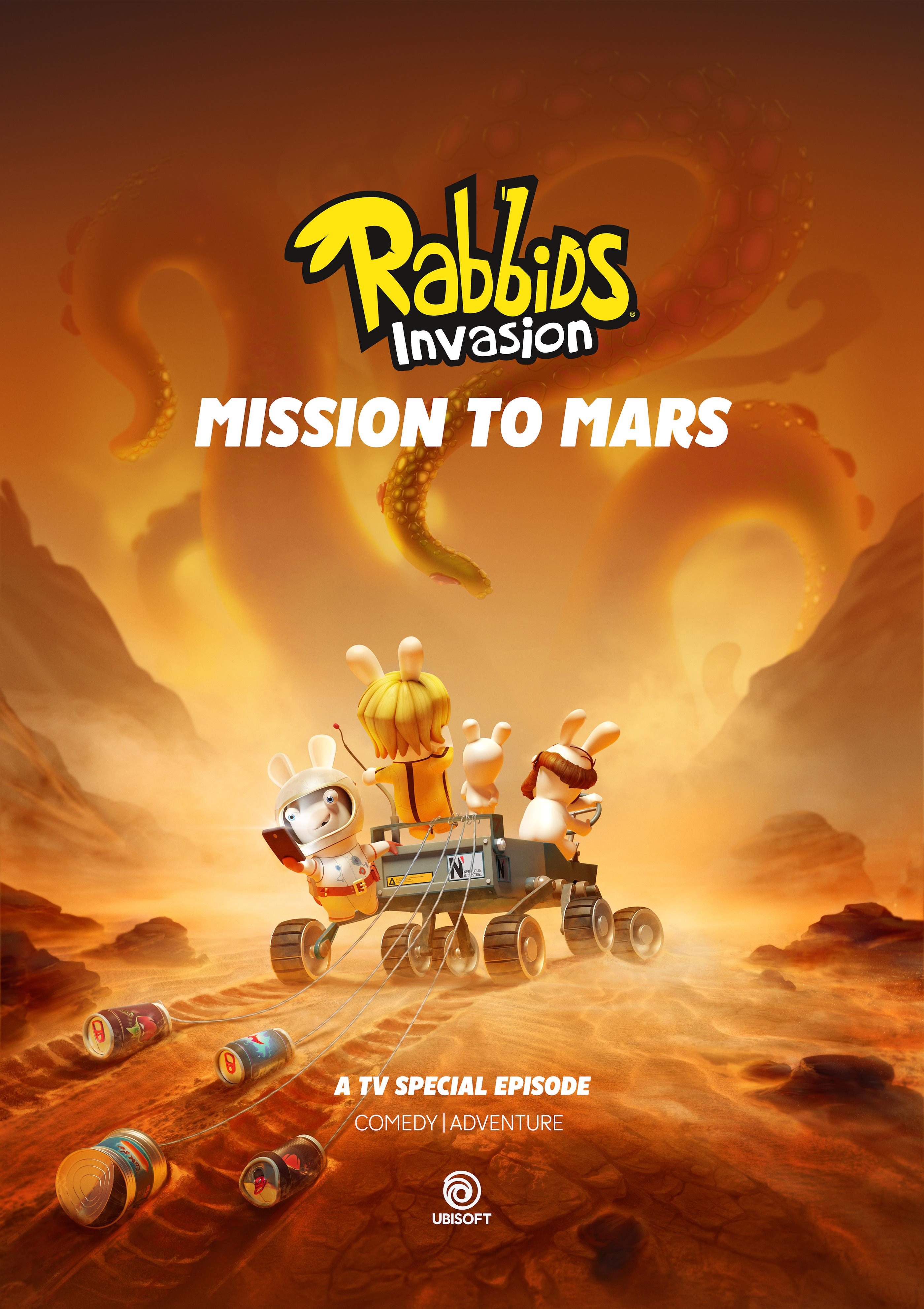 Rabbids Invasion Mission to Mars 2022 Hindi ORG Dual Audio 480p NF HDRip ESub 250MB Download