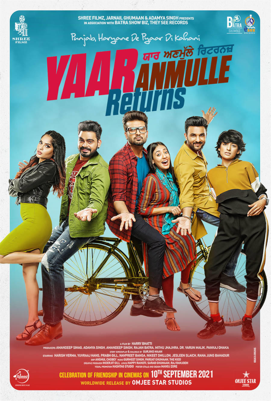 Yaar Anmulle Returns 2021 Punjabi Movie 480p ZEE5 HDRip 441MB Download