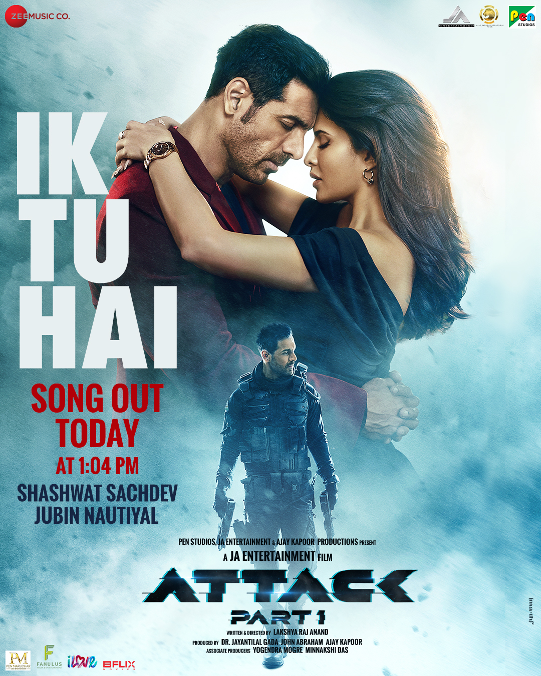 Ik Tu Hai (Attack) 2022 Hindi Movie Video Song 1080p HDRip Free Download