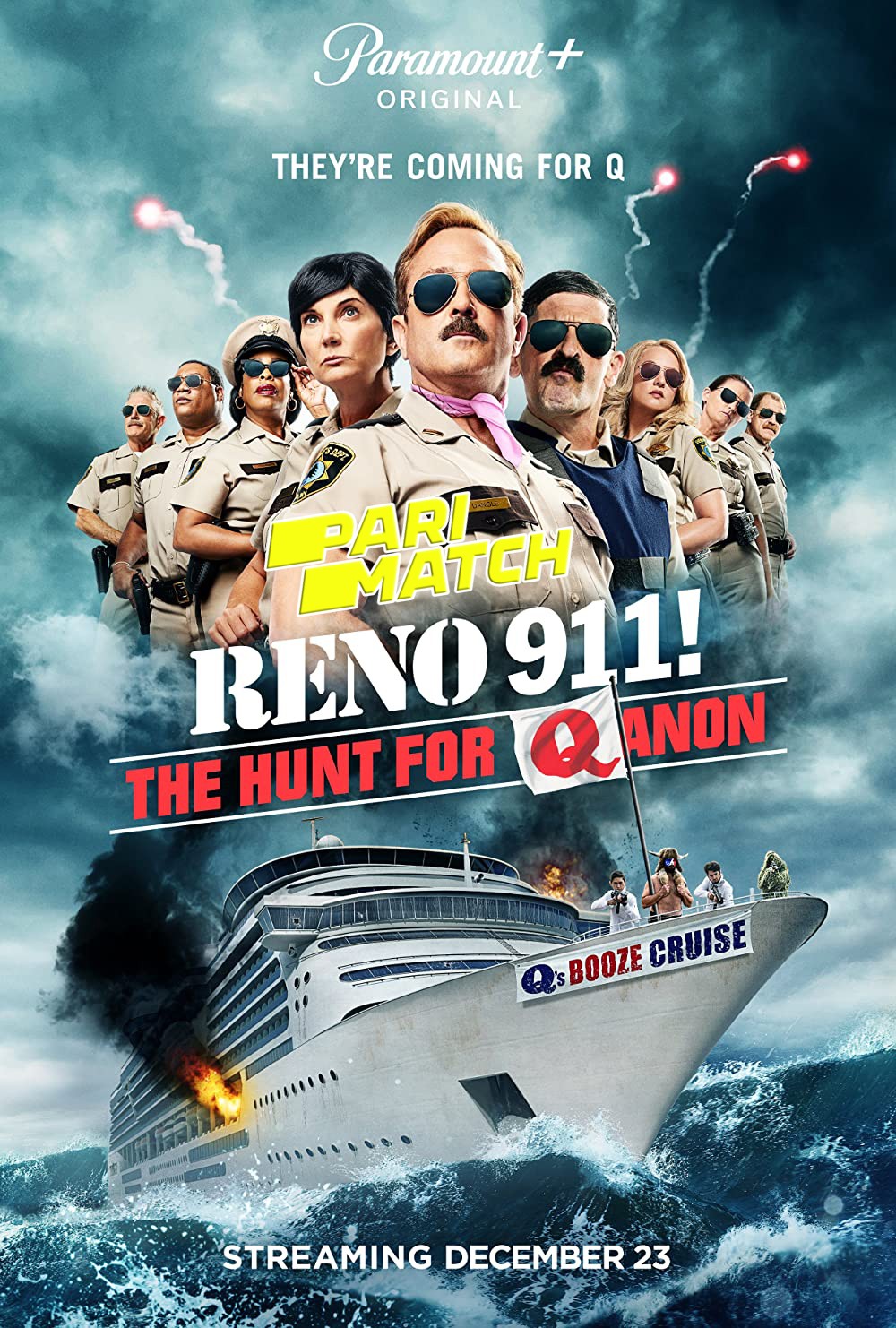 Reno 911!: The Hunt for QAnon (2022) Bengali Dubbed (VO) WEBRip 720p [HD] [PariMatch]