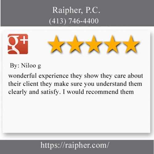 Raipher, P.C.
265 State St.
Springfield, MA 01103
(413) 746-4400

http://raipher.com/personal-injury/accident-lawyer/car-accident-lawyer/