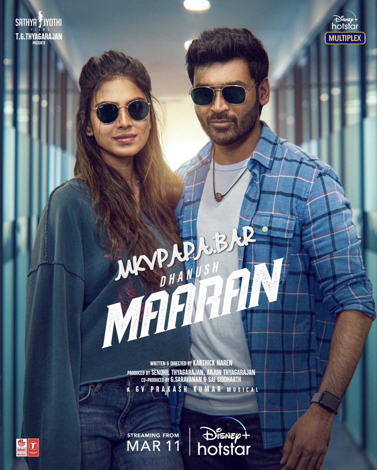 Maaran (2022) Hindi Dubbed DSNP HDRip 400MB Download