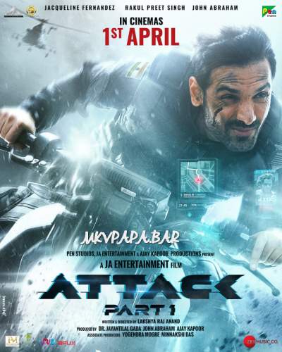 Attack (2022) Hindi Full Movie 720p PreDVDRip 950MB Download