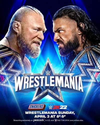 WWE WrestleMania 38 (2nd April 2022) English HDRip 1GB Download