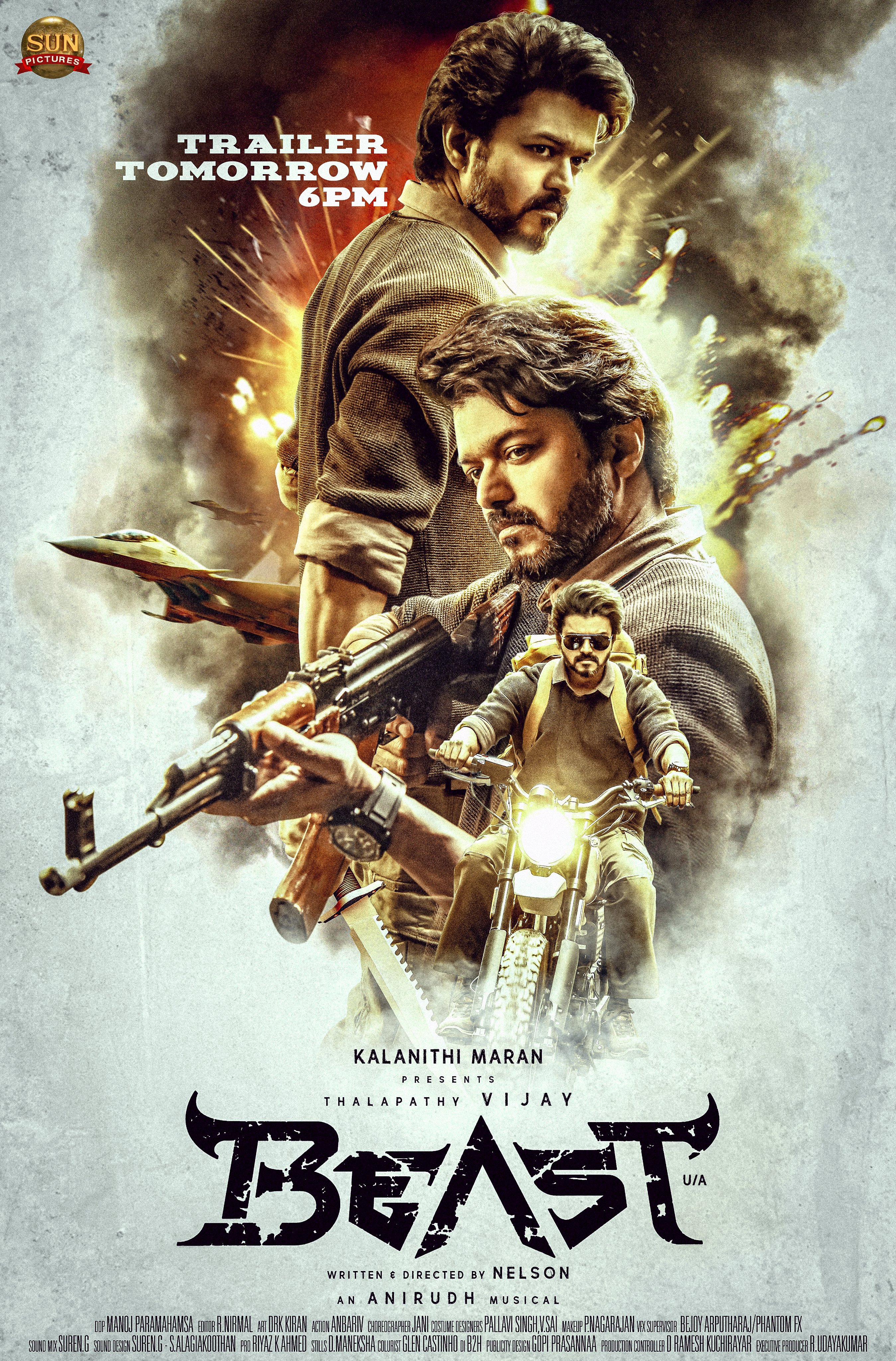 Beast 2022 Telugu Movie 1080p PreDVDRip 2.9GB Free Download