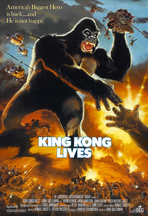 King Kong Lives 1986 Hindi ORG Dual Audio 720p | 480p HDRip 900MB | 360MB Download