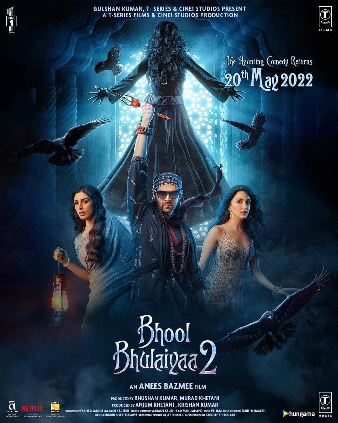 Bhool Bhulaiyaa 2 (2022) 720p HDRip Full Hindi Movie NF ESubs [1.3GB]