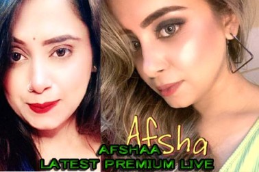 Afshaa Latest Premium Live 2022 First Time Nude With Full Face