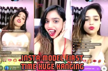 Insta Model First Time Huge 2022 Hanging Boobs Live with Full Face