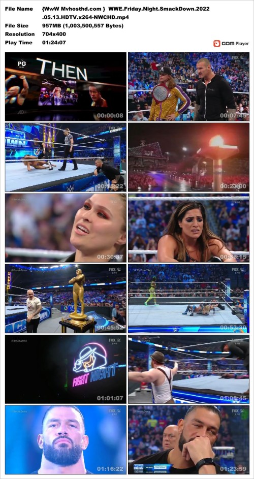 {WwW Mvhosthd.com } WWE.Friday.Night.SmackDown.2022.05.13.HDTV.x264 NWCHD.mp4 Snapshot