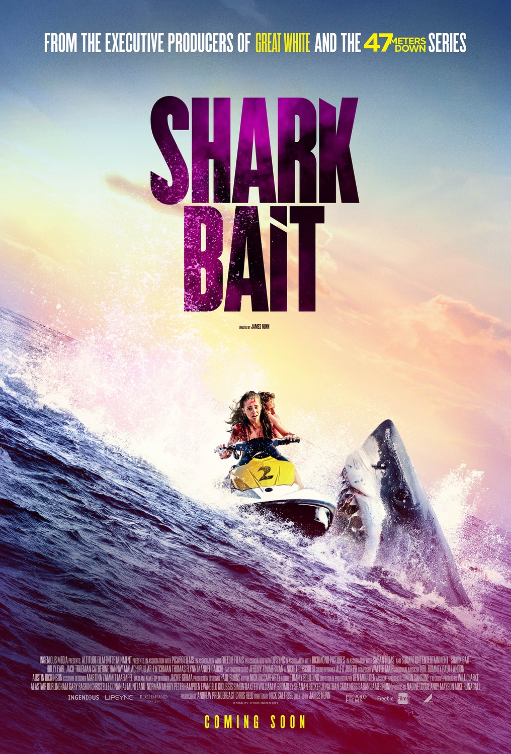 Shark Bait 2022 English Movie 480p HDRip 250MB Download