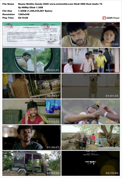 Naanu Matthu Gunda 2020 www.mvhosthd.com Hindi ORG Dual Audio 720p HDRip ESub 1.3GB Snapshot