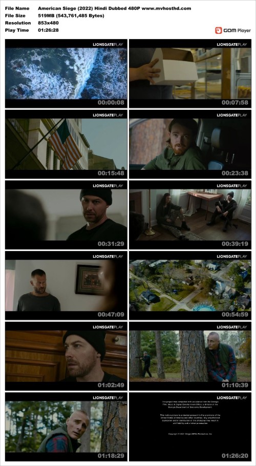 American Siege (2022) Hindi Dubbed 480P www.mvhosthd.com Snapshot