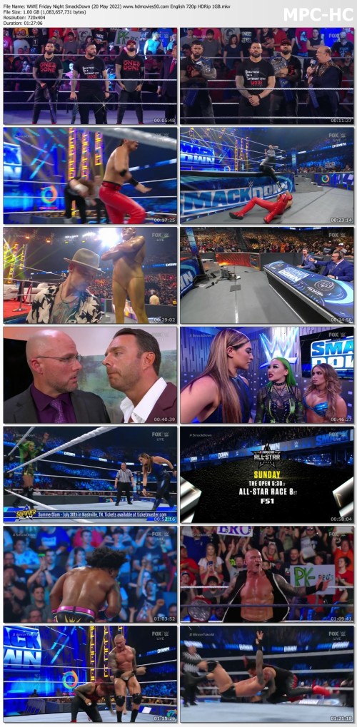 WWE Friday Night SmackDown (20 May 2022) www.hdmovies50.com English 720p HDRip 1GB.mkv thumbs