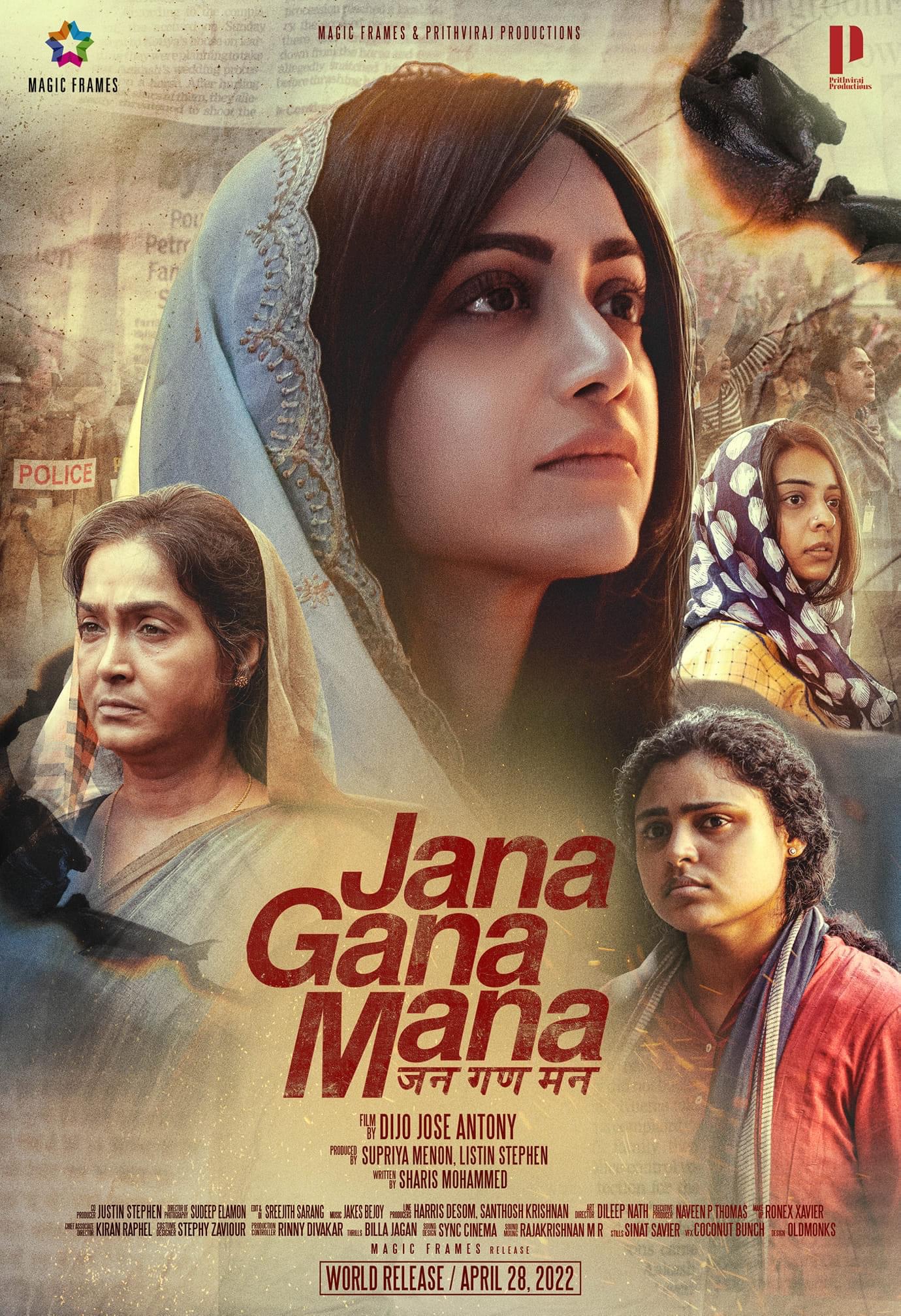 Jana Gana Mana 2022 HQ Hindi Dubbed 720p HDRip 1.4GB | 450MB Download