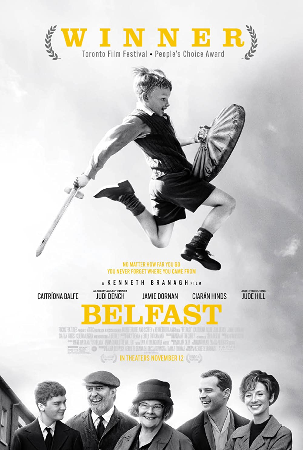 Belfast (2021) 480p BluRay Hindi ORG Dual Audio Movie ESubs [350MB]